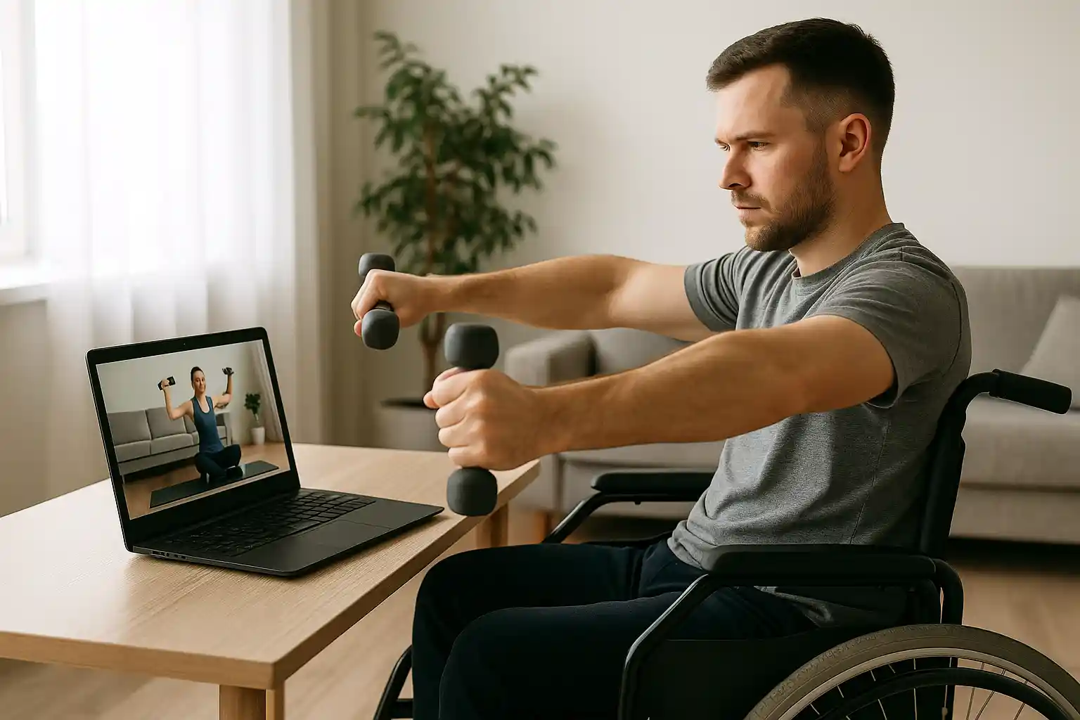 Plateforme de fitness adapté en ligne : opportunité rentable pour le handicap moteur