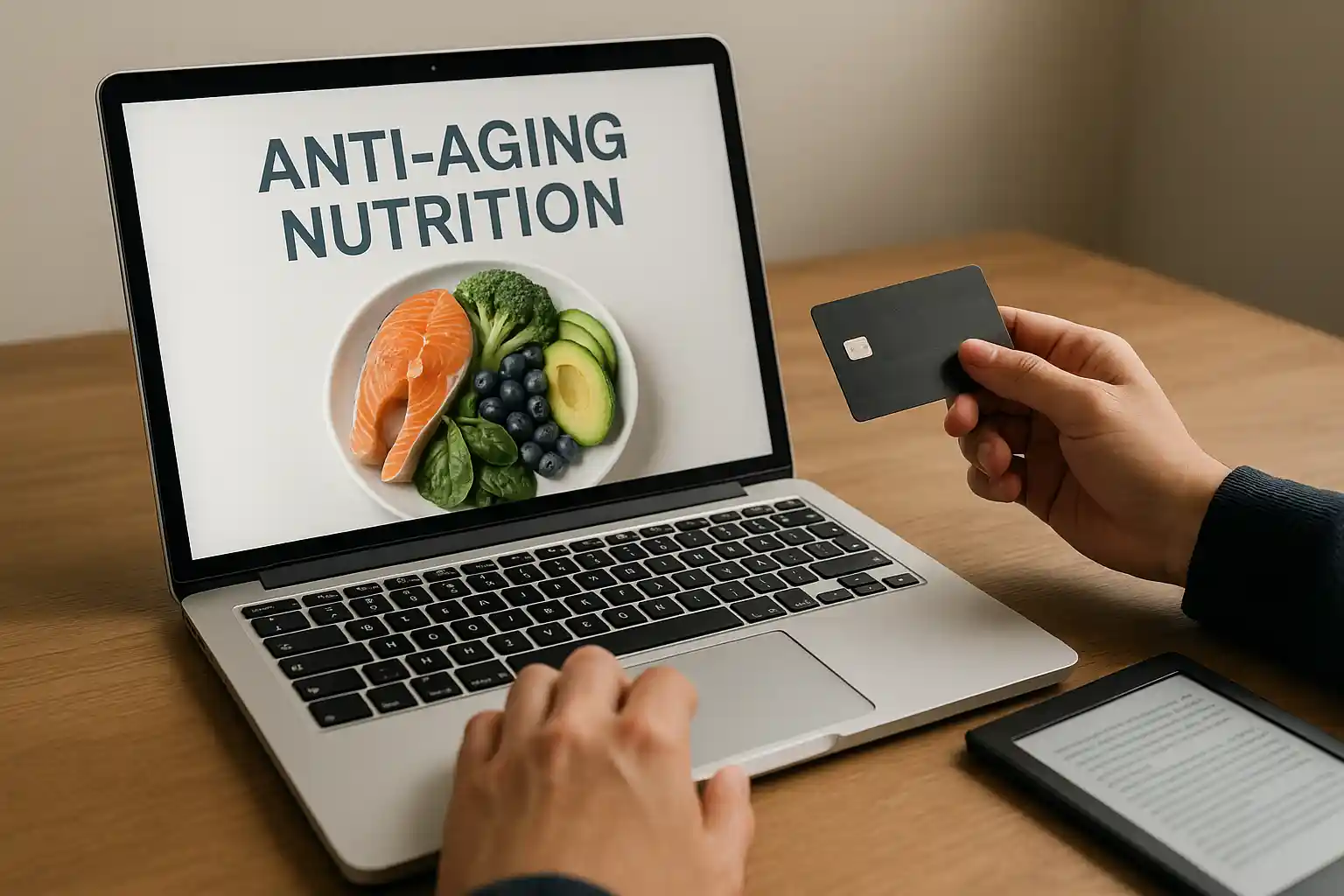 E-book nutrition anti-âge : comment créer une activité rentable après 40 ans